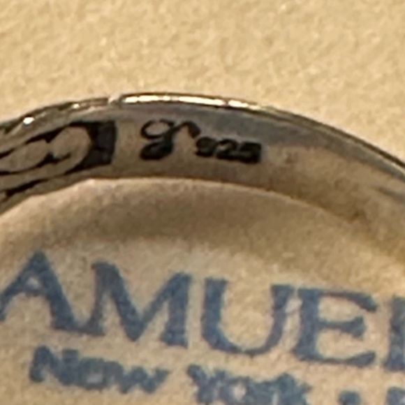 NWT Samuel B. Sterling Sleeping Beauty Turquoise cushion cut ring Size 9 - Picture 6 of 8